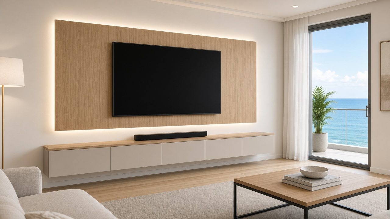 Design rendering: after condo compact wall
